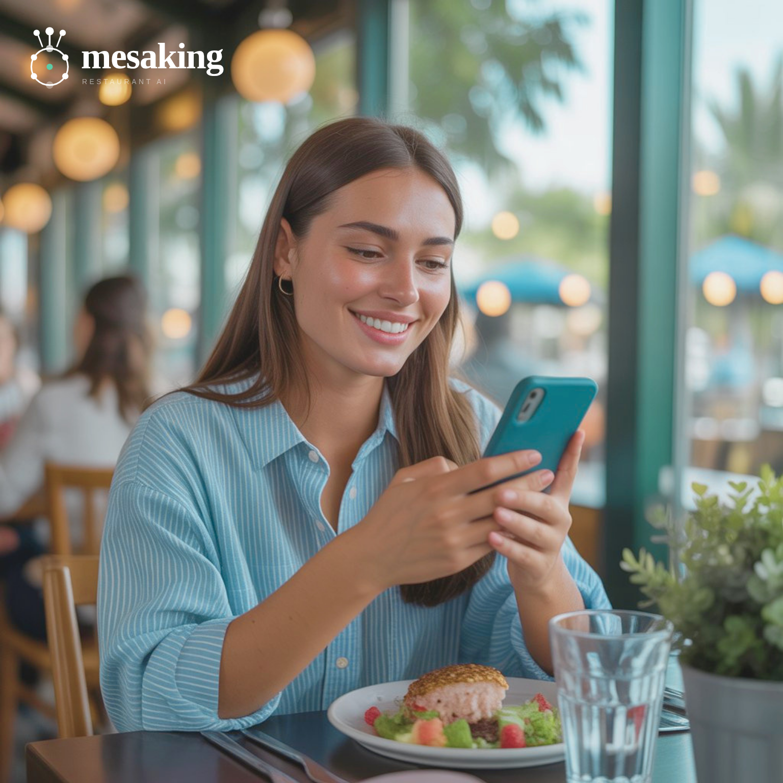 Restaurante usando mesaking por WhatsApp para gestionar reservas y atención al cliente